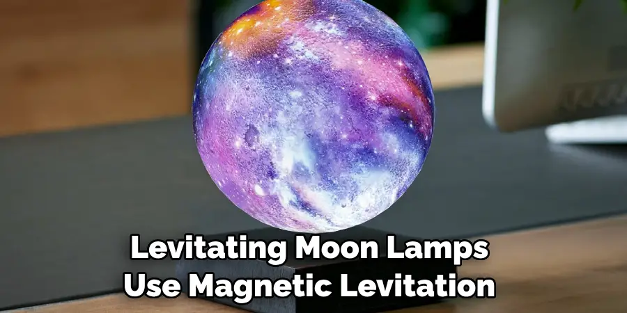 Levitating Moon Lamps Use Magnetic Levitation