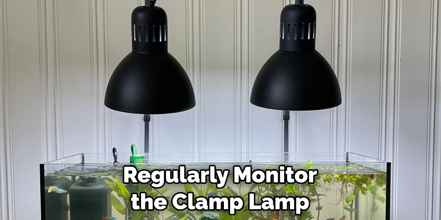 Regularly Monitor the Clamp Lamp