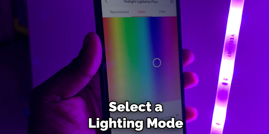 Select a Lighting Mode