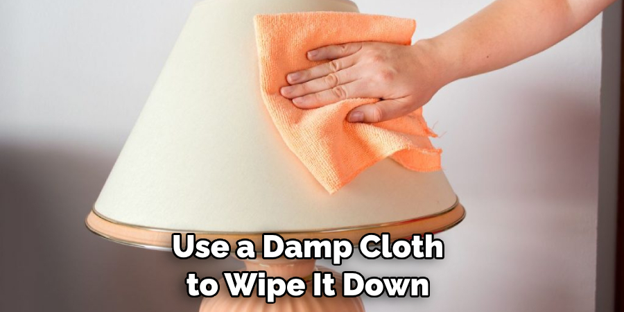 Use a Damp Cloth to Wipe It Down