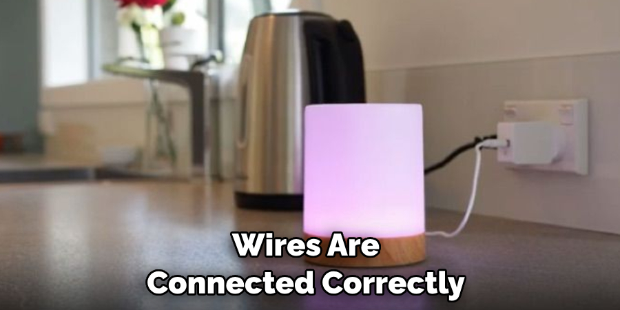 Wires Are Connected Correctly