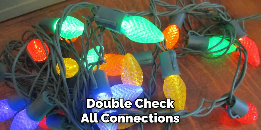 Double Check All Connections