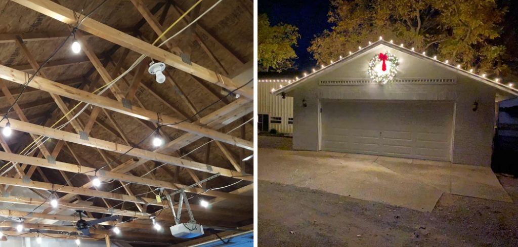 How to Hang Lights Around Garage