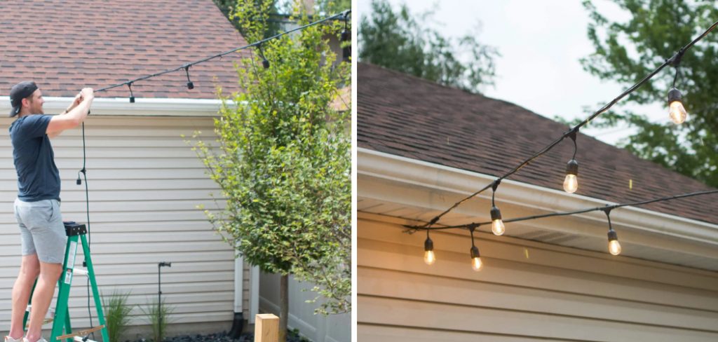 How to Hang String Lights on Siding
