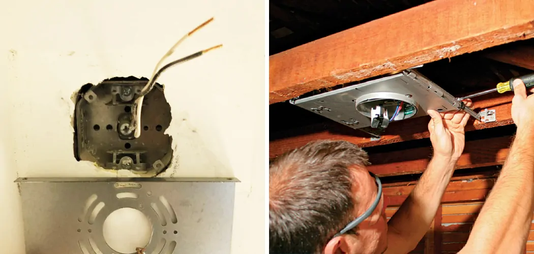 How to Install Bathroom Light Fixture Junction Box
