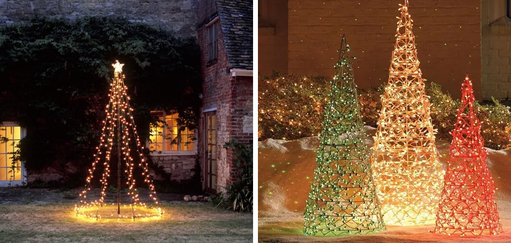 How to Make an Outdoor Lighted Christmas Tree