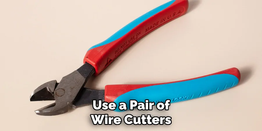 Use a Pair of Wire Cutters