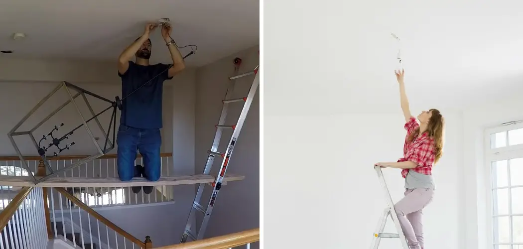 How to Change Light Bulb in Stairwell