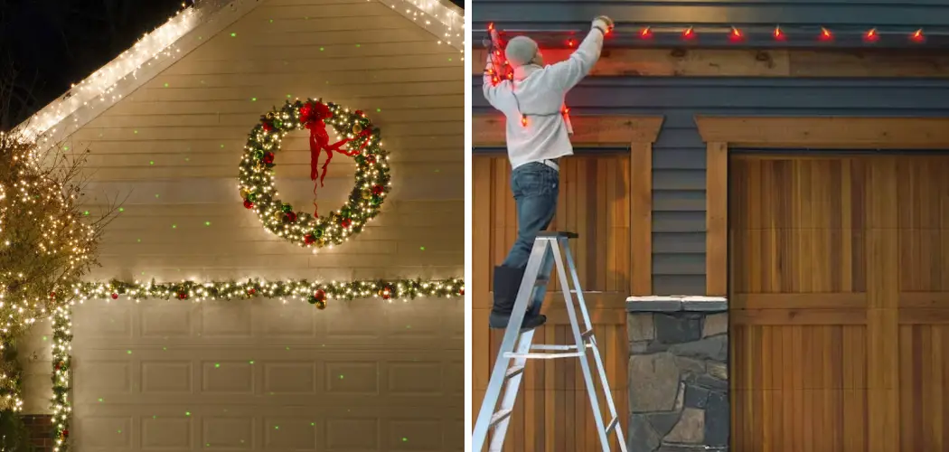 How to Put Christmas Lights Around Garage Door