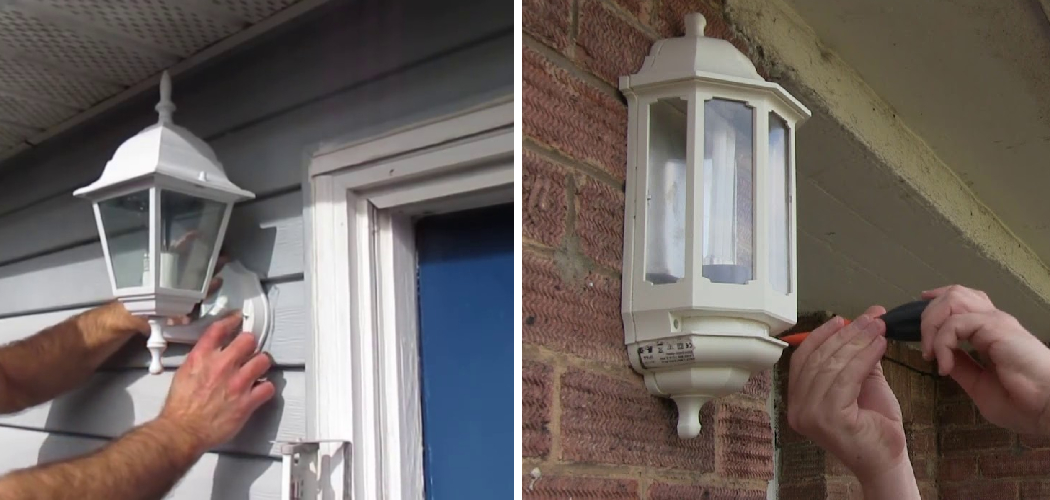 How to Remove Glass from Outdoor Light Fixture