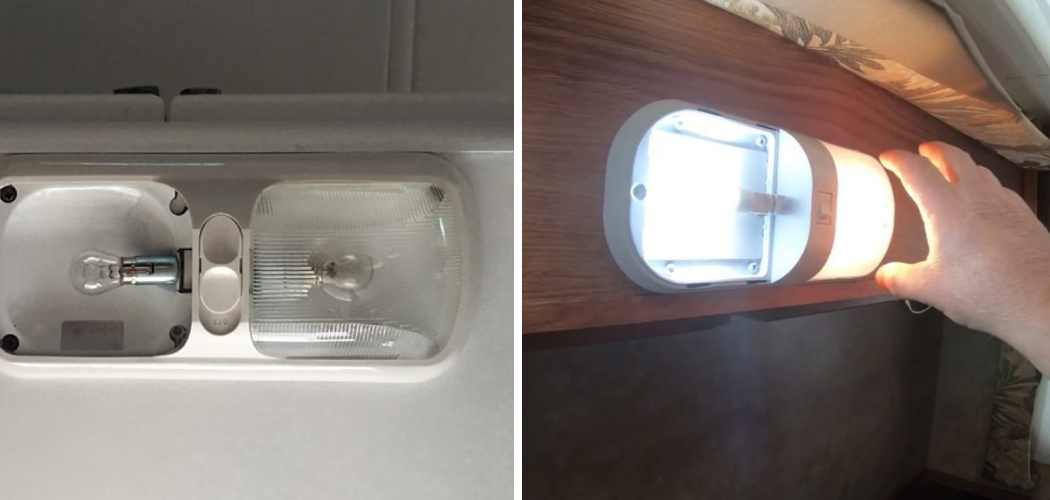 How to Remove RV Interior Puck Light Covers