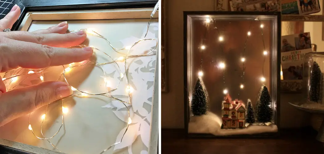 How to Make a Shadow Box with Lights