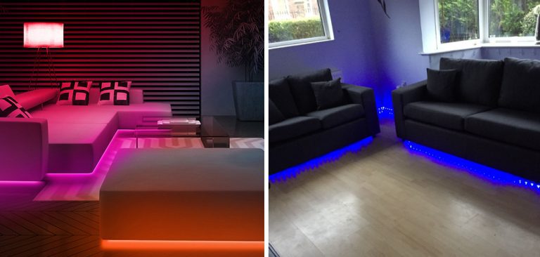 How to Put Led Lights Under Couch