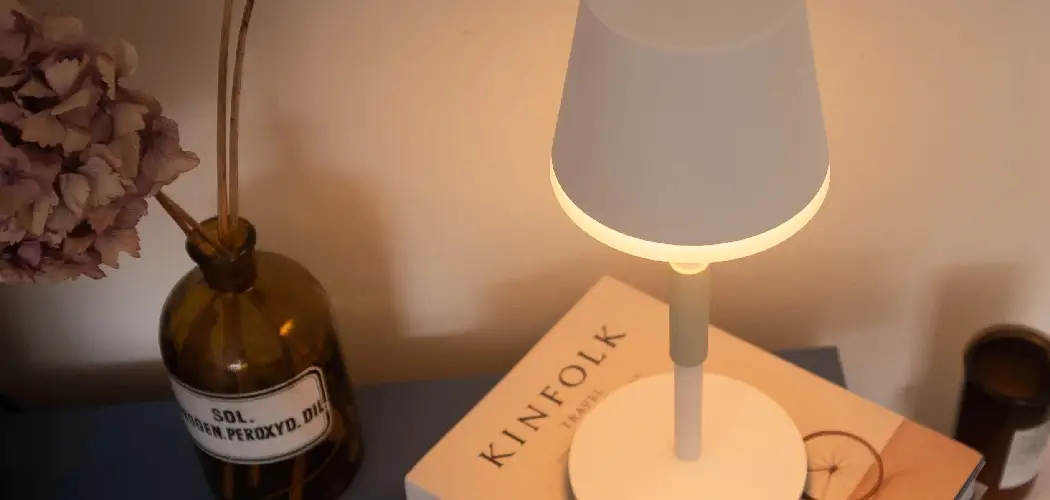 How to Make a Lamp Battery Powered