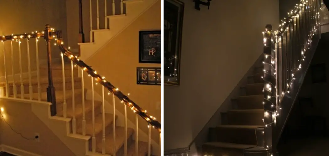 How to Put Christmas Lights on Staircase