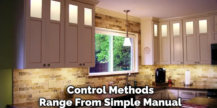 Control Methods Range From Simple Manual