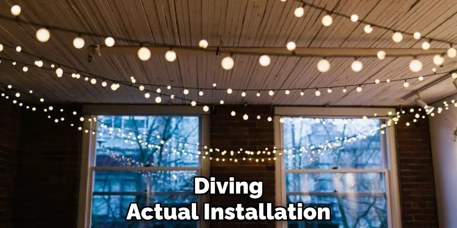 Diving Actual Installation