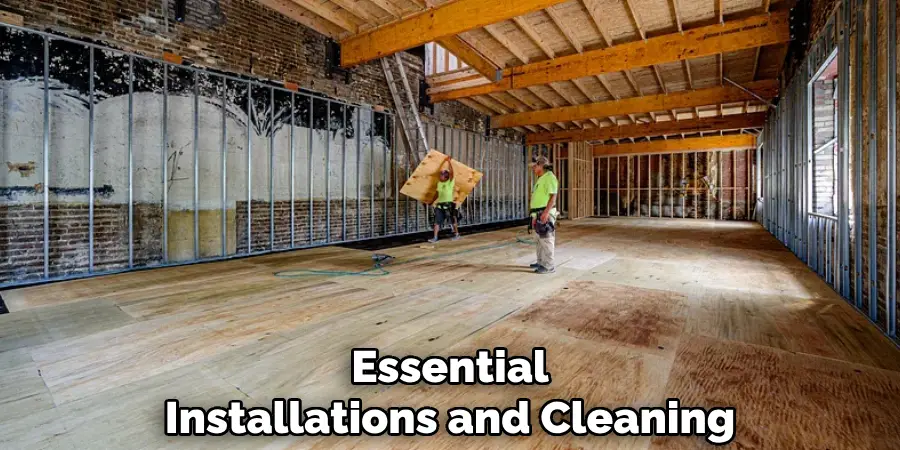 Essential
Installations and Cleaning