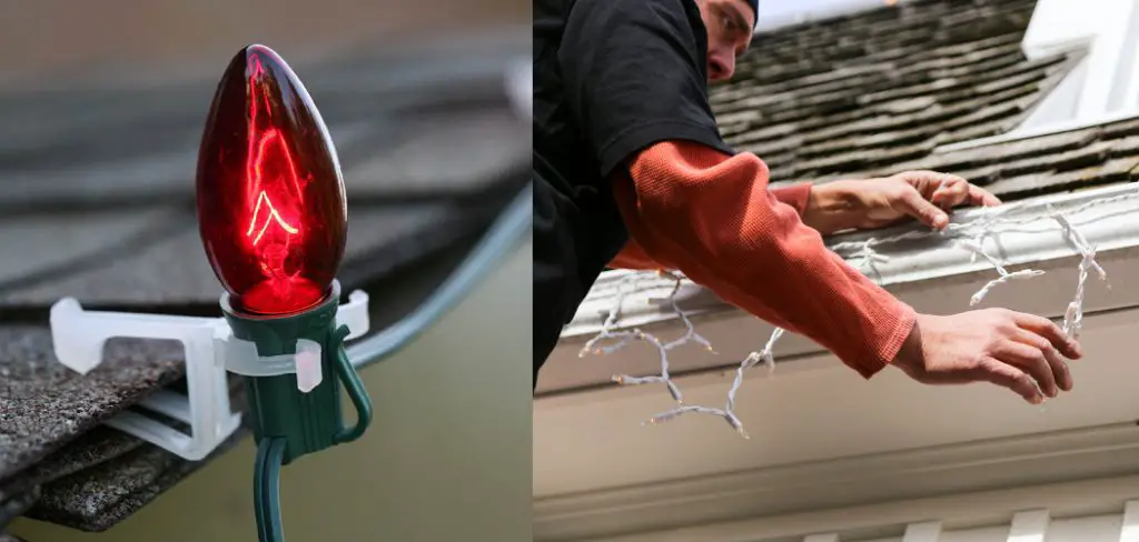 How to Hang Christmas Lights from Shingles