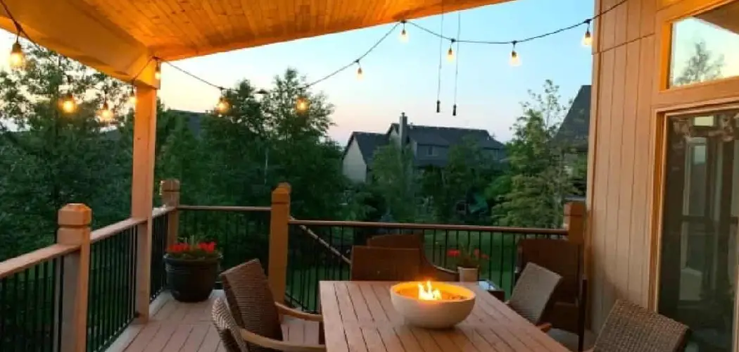 How to Hang Patio Lights without Nails