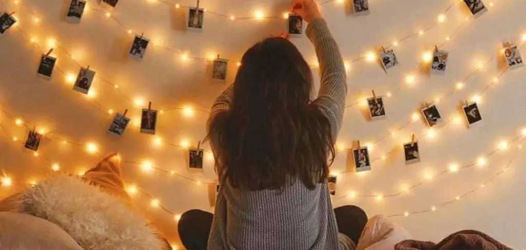 How to Hang String Lights on Wall