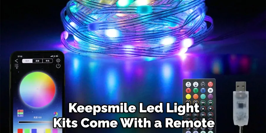 Keepsmile Led Light Kits Come With a Remote