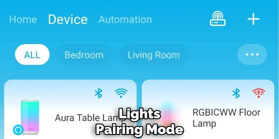 Lights
Pairing Mode