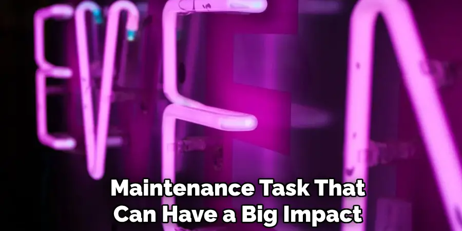 Maintenance Task That Can Have a Big Impact