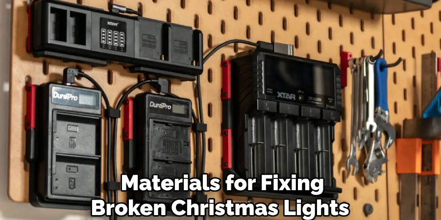  Materials for Fixing
Broken Christmas Lights