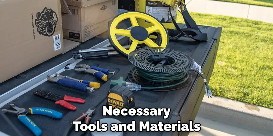 Necessary
Tools and Materials