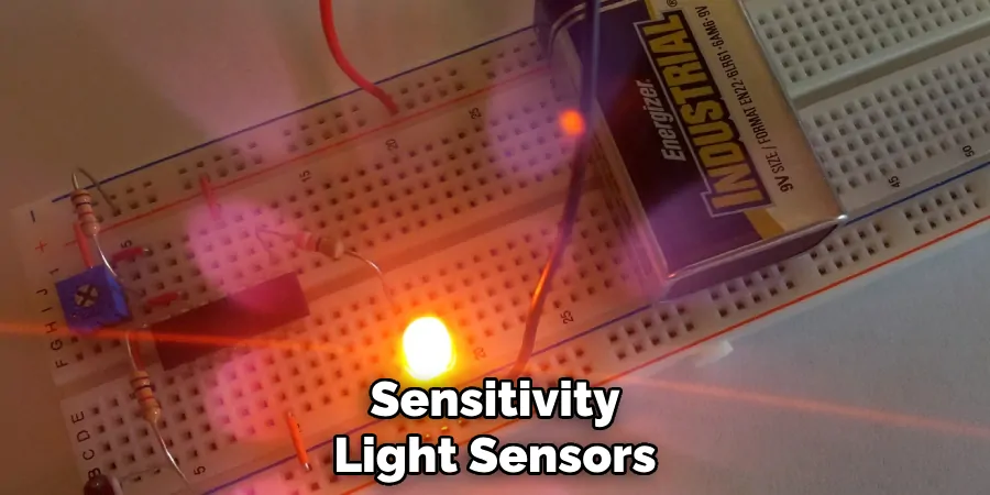 Sensitivity
Light Sensors