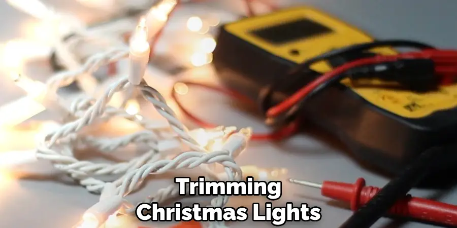 Trimming
Christmas Lights