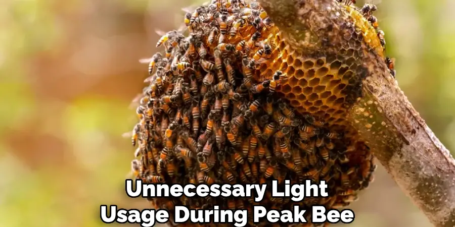 Unnecessary Light
Usage During Peak Bee