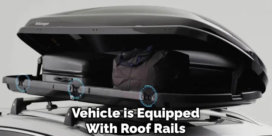 vehicle is equipped with roof rails