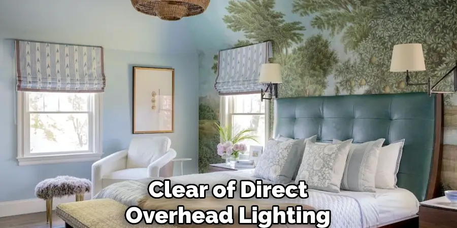 Clear of Direct
Overhead Lighting