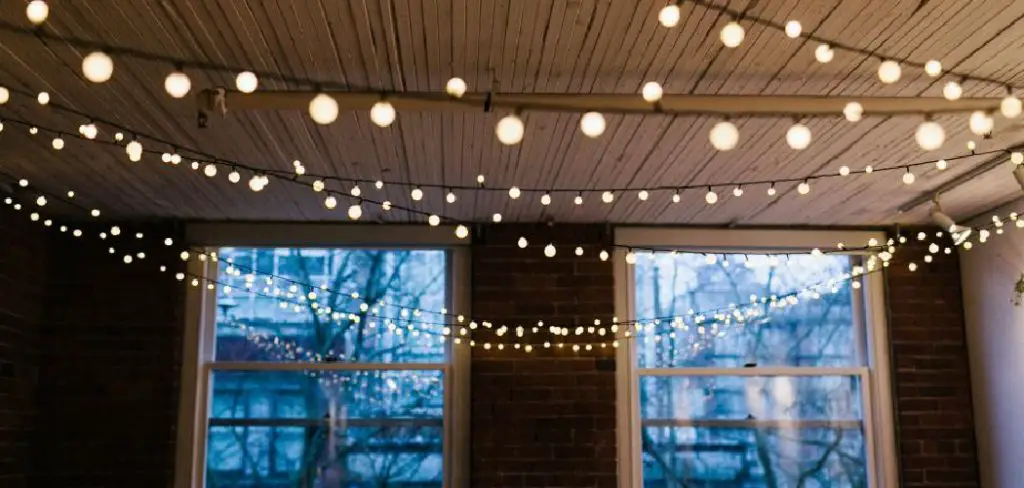 How to Hang Indoor String Lights