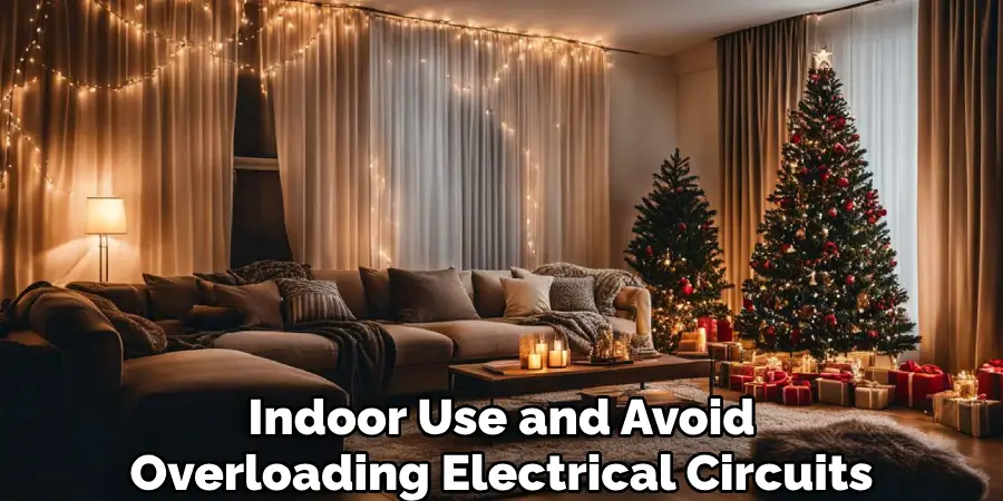 Indoor Use and Avoid
Overloading Electrical Circuits