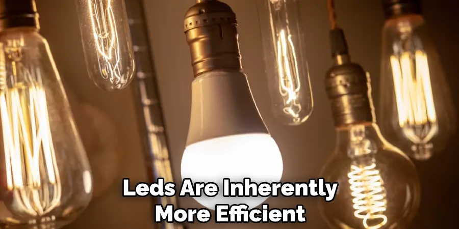 Leds Are Inherently More Efficient