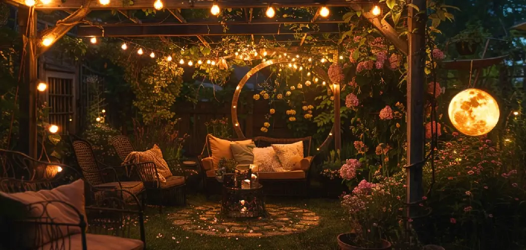 How to Hang Pergola String Lights