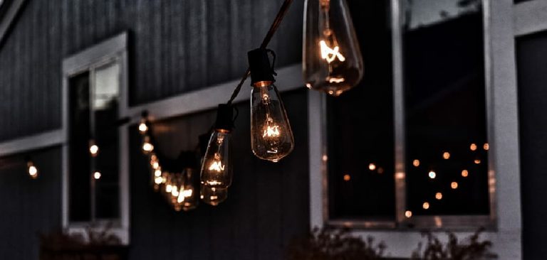 How to Hang String Lights from House