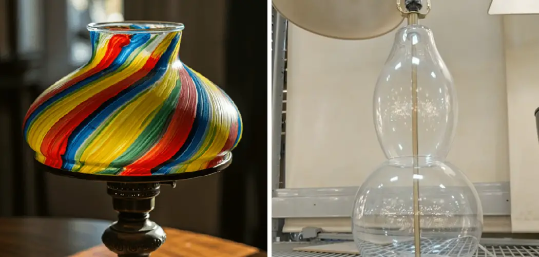 How to Paint Glass Lamps